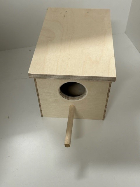 Plywood Budgie Breeding Nesting Box
